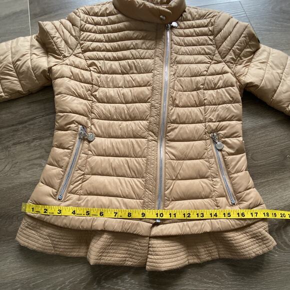 Bernardo Quilted Puffer Jacket Women Sz XS Tan Prima Loft Lightweight - Picture 9 of 12
